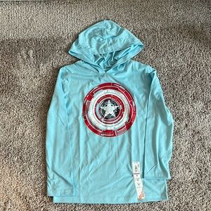 Marvel kids long sleeve hoodie T-shirt